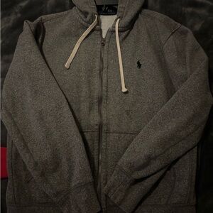 Polo Ralph Lauren Gray Zip-Up Hoodie